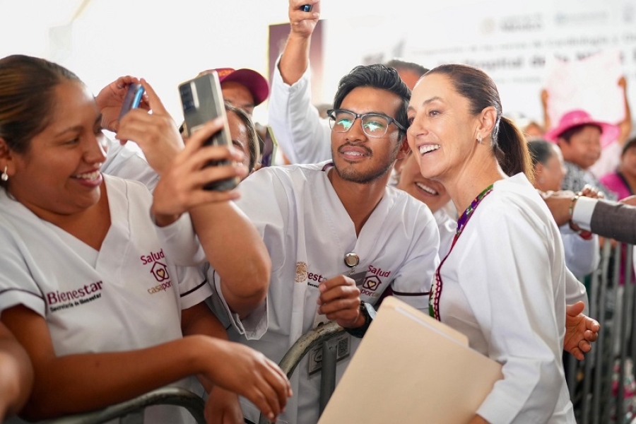 Claudia Sheinbaum realizó gira nacional de salud con visitas a hospitales del IMSS Bienestar en Edomex, Morelos y Puebla