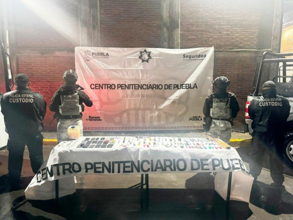 Supervisa SSP espacios del centro penitenciario de Puebla