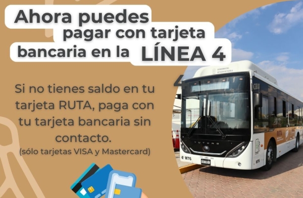 RUTA moderniza el transporte público con pago digital en Línea 4