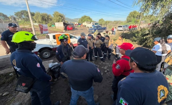Protección Civil y cuerpos de seguridad localizan a oficial de Ocoyucan