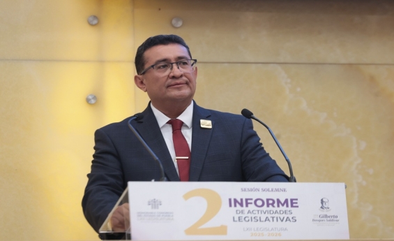 Presenta Pável Gaspar Segundo Informe de Actividades de la LXII Legislatura