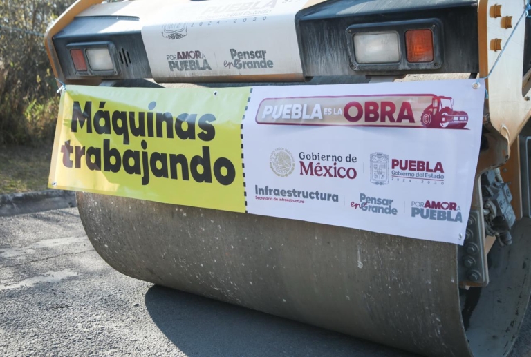 Armenta, reconocido por Sheinbaum a nivel nacional por tren de pavimentación