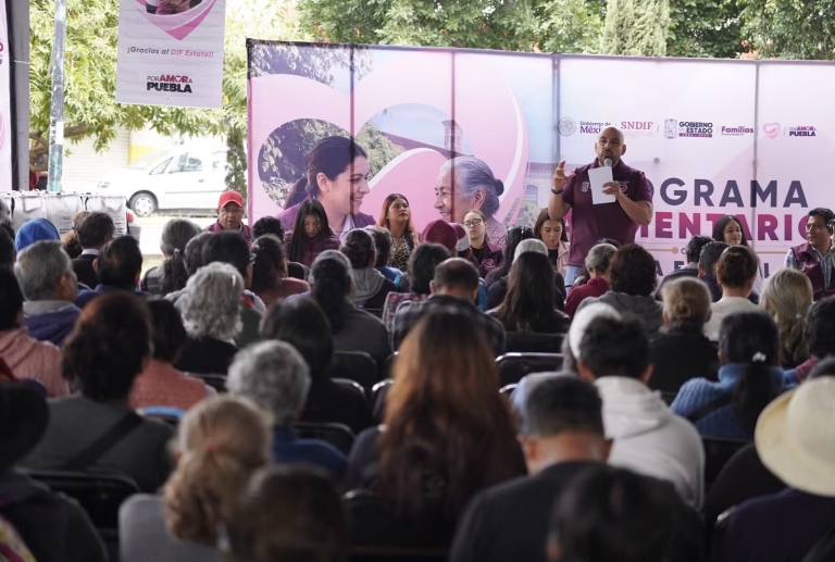 SEDIF acerca servicios y apoyos alimentarios a juntas auxiliares de puebla capital