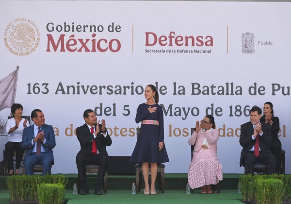 &quot;El 5 de Mayo nos recuerda que el presente y el futuro de México es ser una nación libre, independiente y soberana&quot;: Presidenta Claudia Sheinbaum