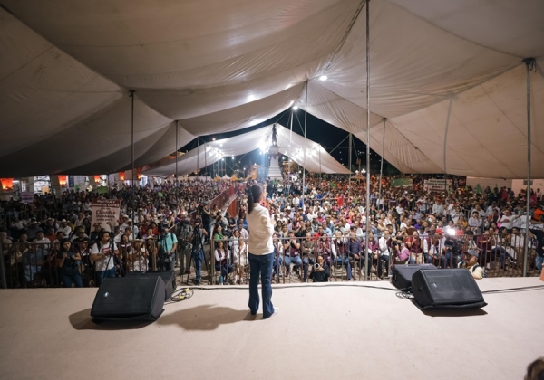 En 2023 Claudia Sheinbaum fue respaldada por 200 mil personas de la zona centro del país durante su precampaña