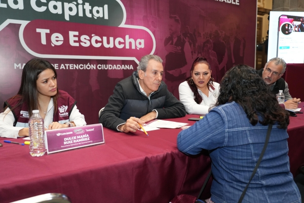 Continúa “La Capital te Escucha”: en el Palacio Municipal, Pepe Chedraui recibió a poblanas y poblanos